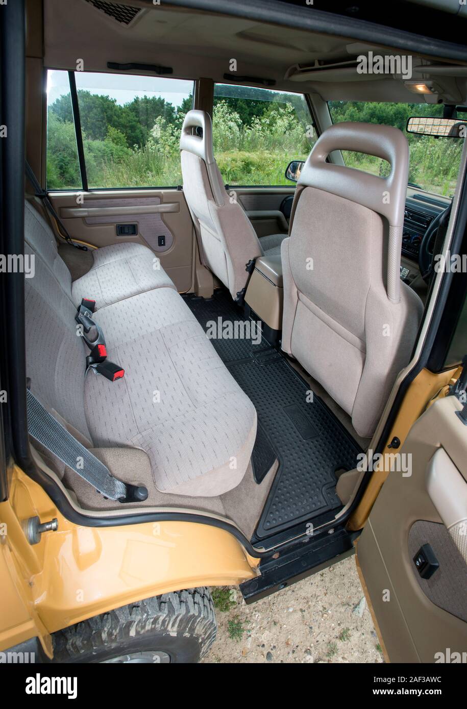 Camel Trophy 1997 Mk1 Land Rover Discovery fuoristrada Foto Stock