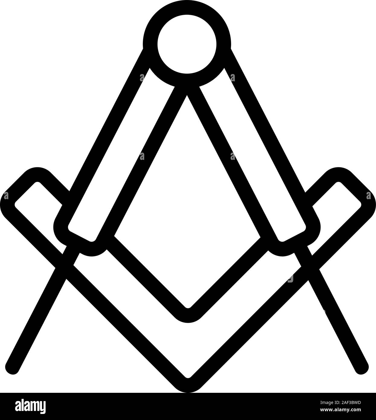 Rituale icona segno vettore. Isolate il simbolo di contorno illustrazione Illustrazione Vettoriale