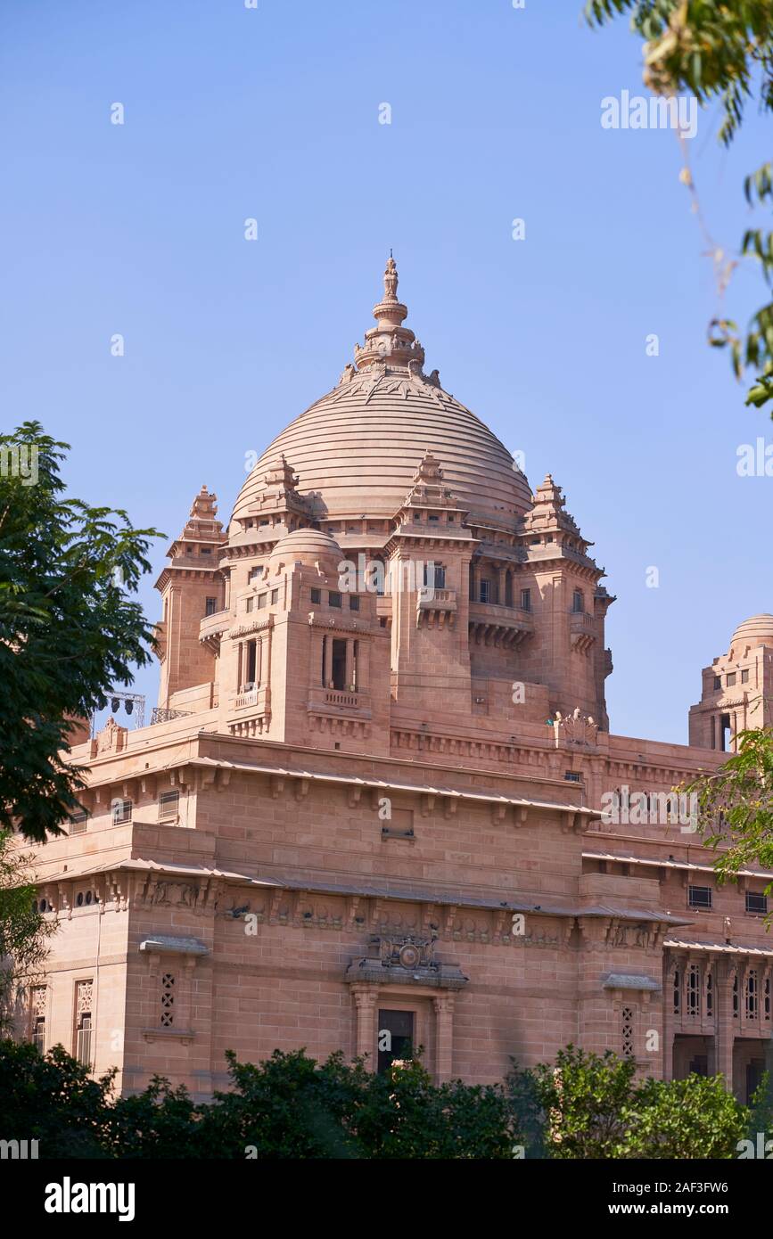Umaid Bhawan Palace di Jodhpur Foto Stock