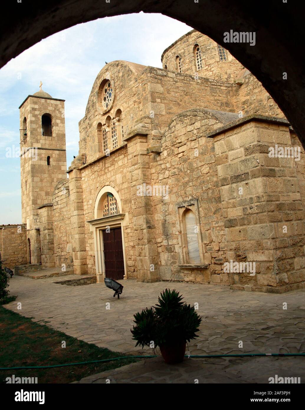 San Barnaba monastero con icona Museum, Famagosta, Repubblica Turca di Cipro del Nord Foto Stock