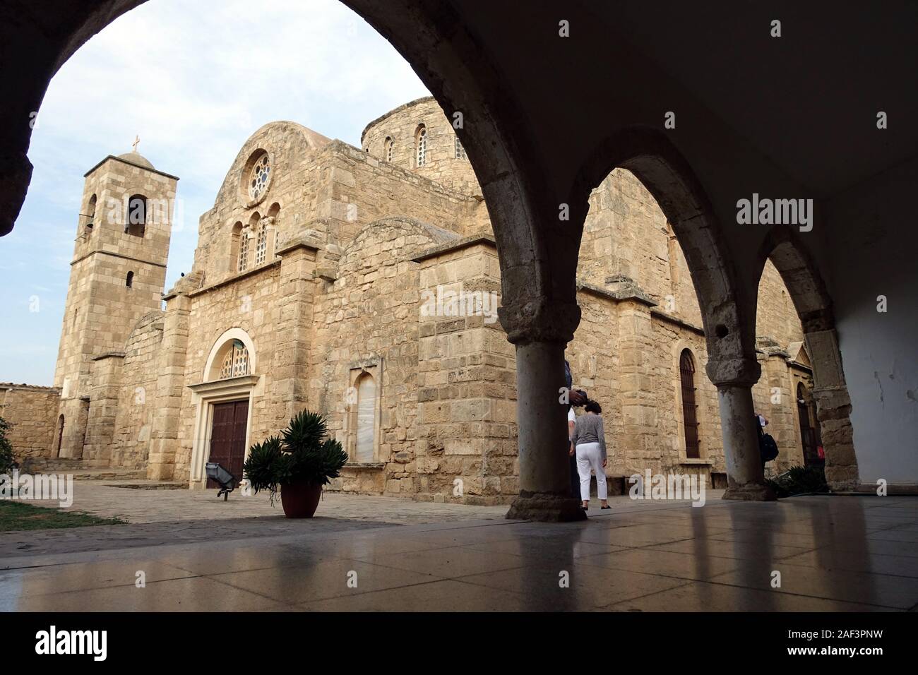 San Barnaba monastero con icona Museum, Famagosta, Repubblica Turca di Cipro del Nord Foto Stock