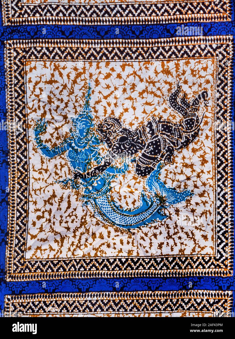 Disegni di batik, Malaysia Foto Stock