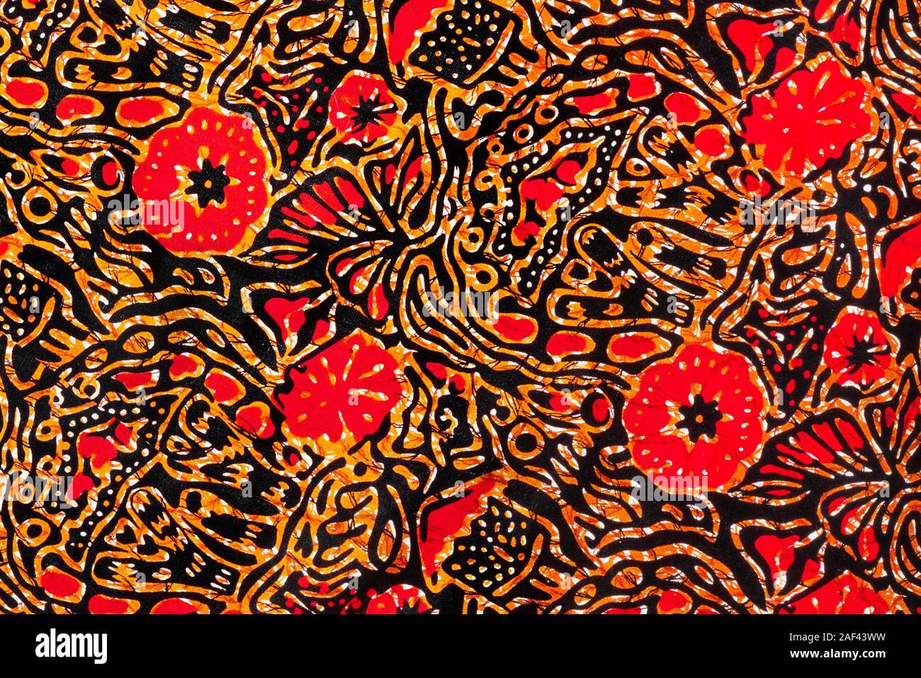 Disegni di batik, Malaysia Foto Stock