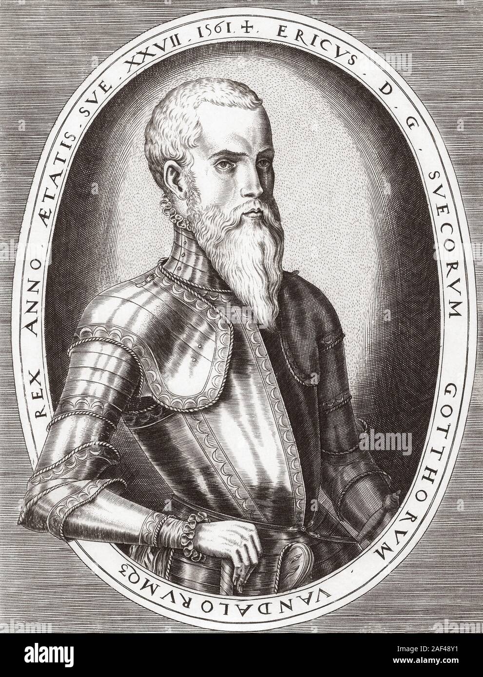 Eric XIV, 1533 - 1577. Re di Svezia. Foto Stock