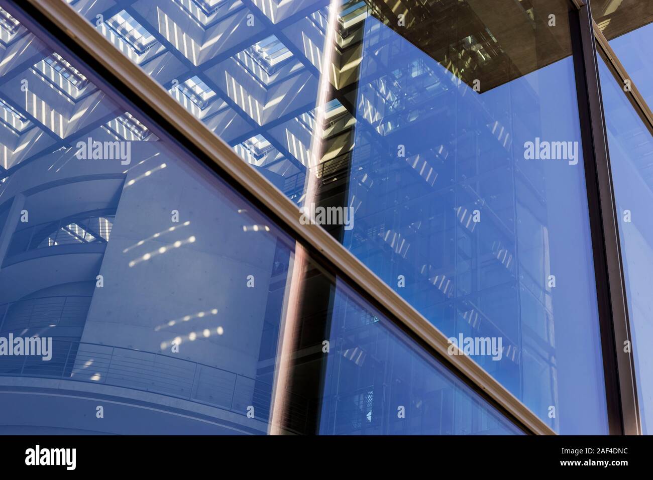 Dettaglio del Paul Lobe Haus a Berlino, Germania Foto Stock