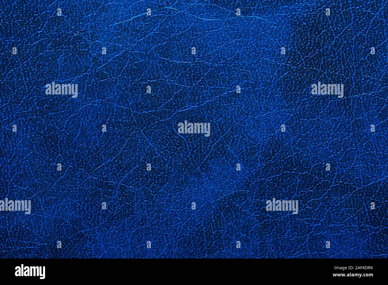 Libro blu coprire la texture. Finta pelle. Sfondo. Spazio di copia Foto Stock