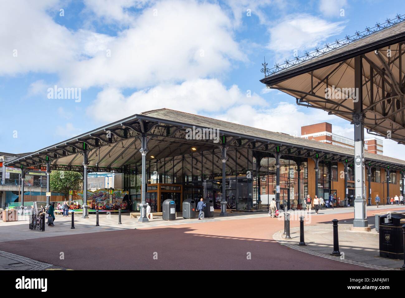 Sala Mercato, Earl Street, Preston, città di Preston, Lancashire, Inghilterra, Regno Unito Foto Stock