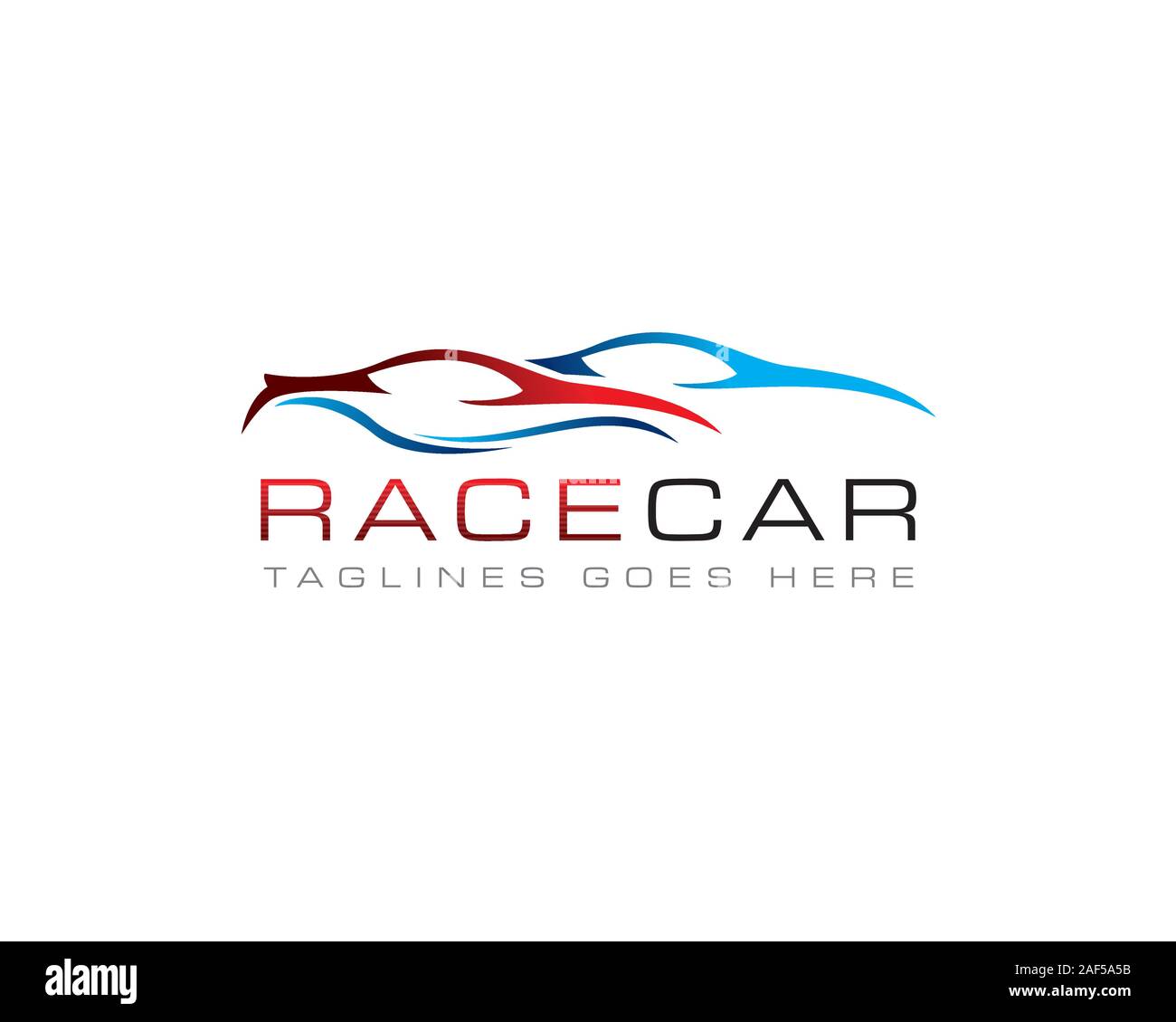 Gara logo auto Illustrazione Vettoriale