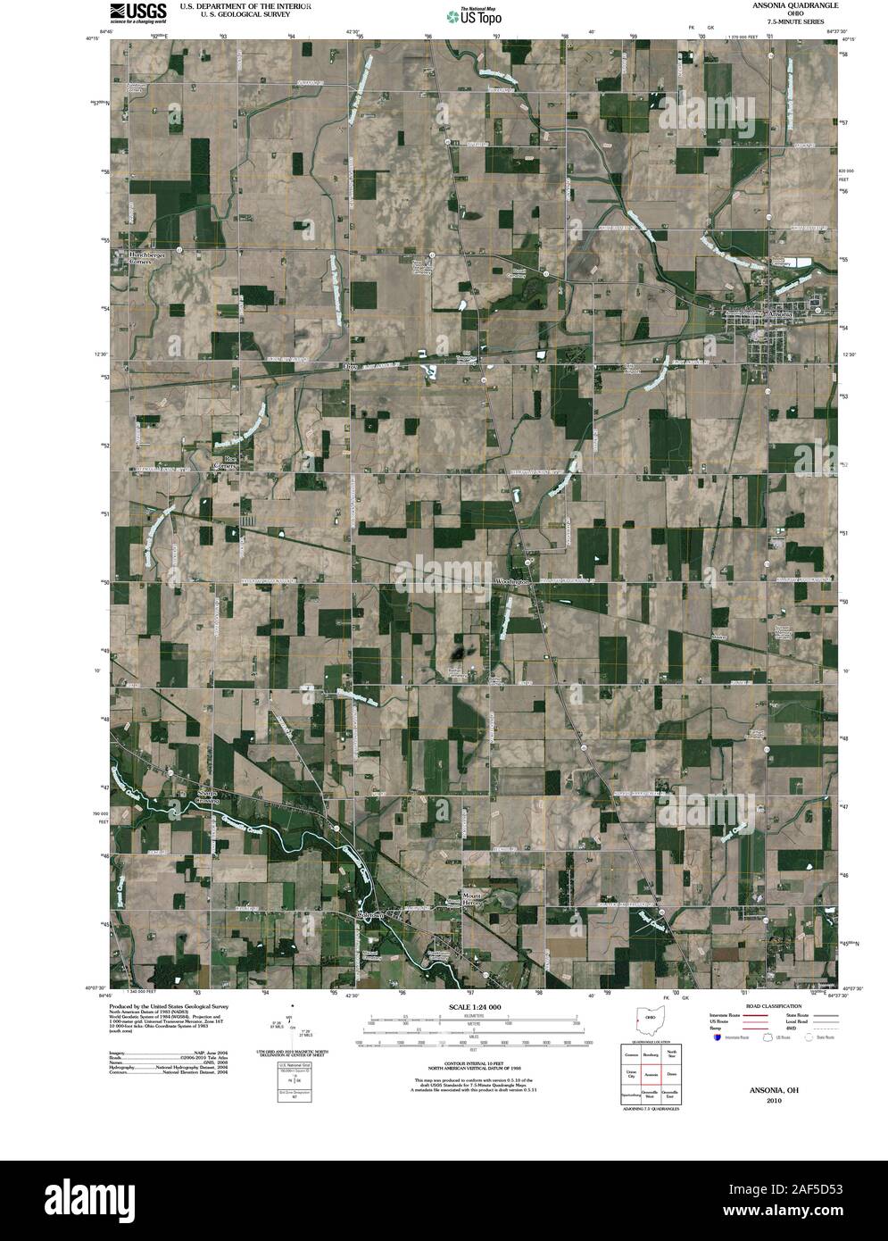 Mappa di ansonia Immagini senza sfondo e Foto Stock ritagliate Alamy