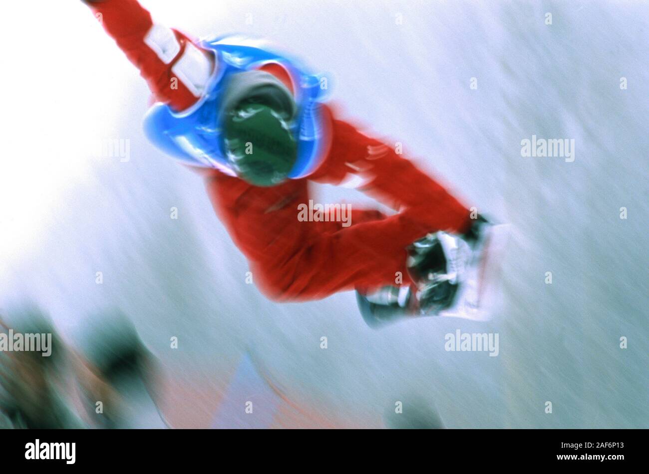 Snowboard, inverno disciplina olimpica. Torino 2006, XX Giochi Olimpici Invernali Foto Stock