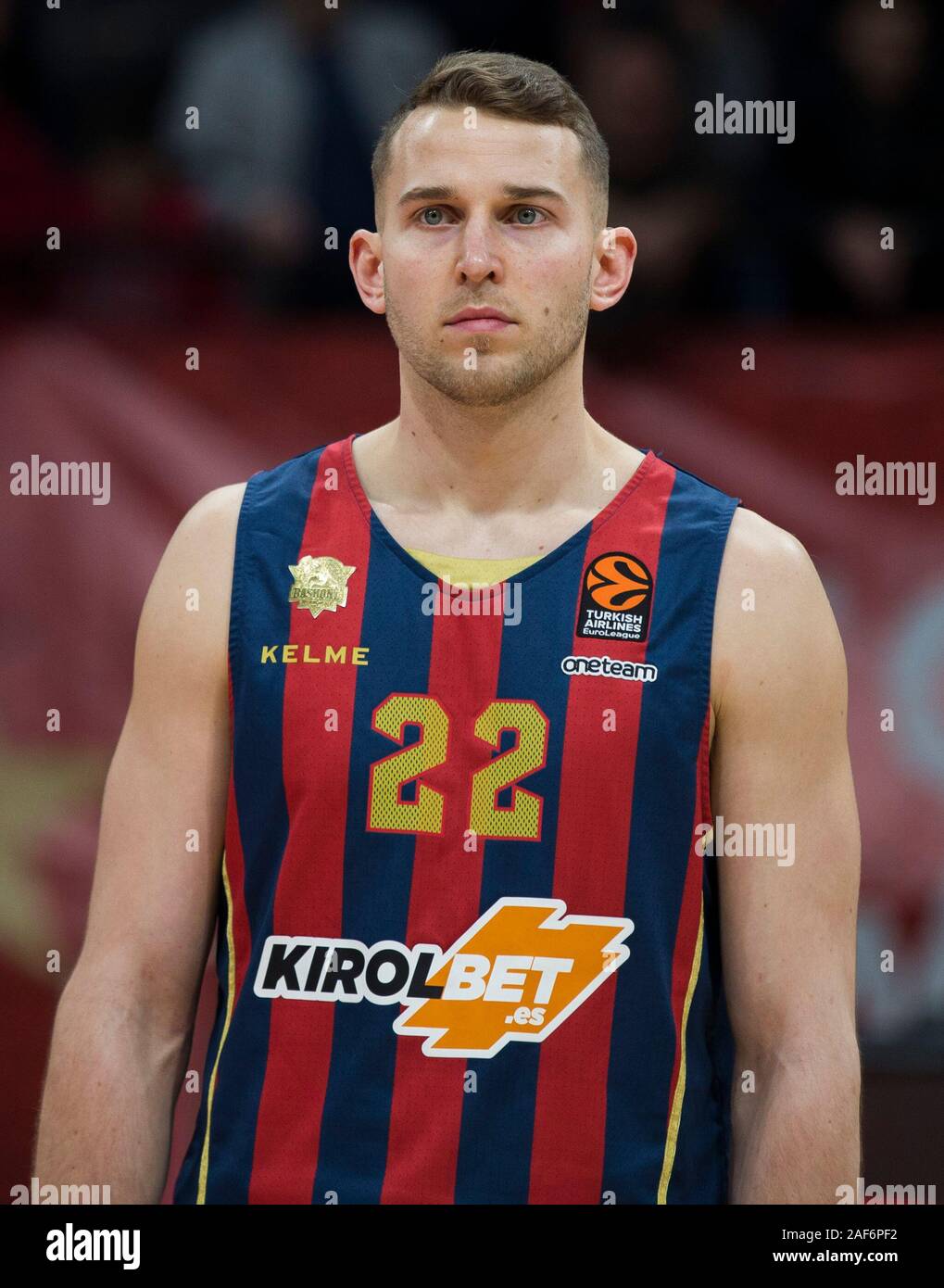 A Belgrado, in Serbia. 12 Dic, 2019. Nik Stauskas di Kirolbet Baskonia Vitoria Gasteiz. Credito: Nikola Krstic/Alamy Live News Foto Stock