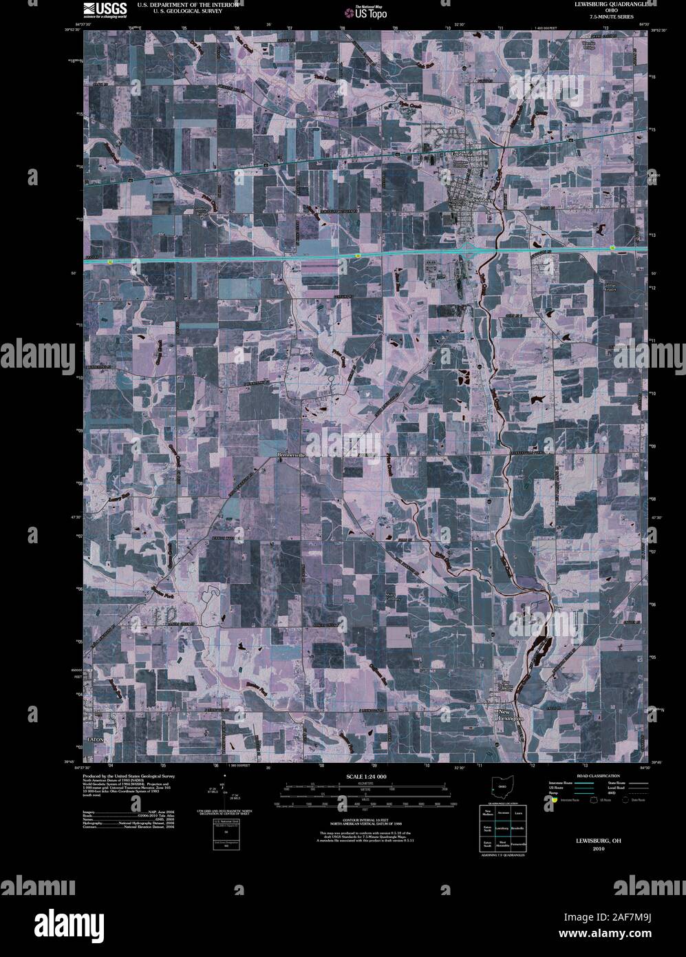 Mappa di lewisburg immagini e fotografie stock ad alta risoluzione Alamy