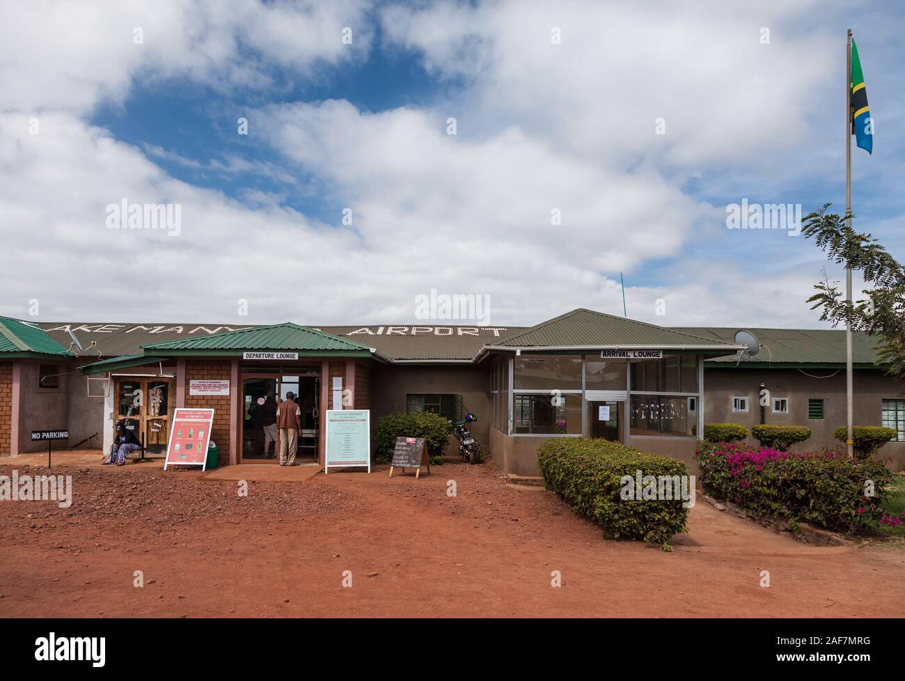 Tanzania. Lake Manyara Aeroporto. Foto Stock
