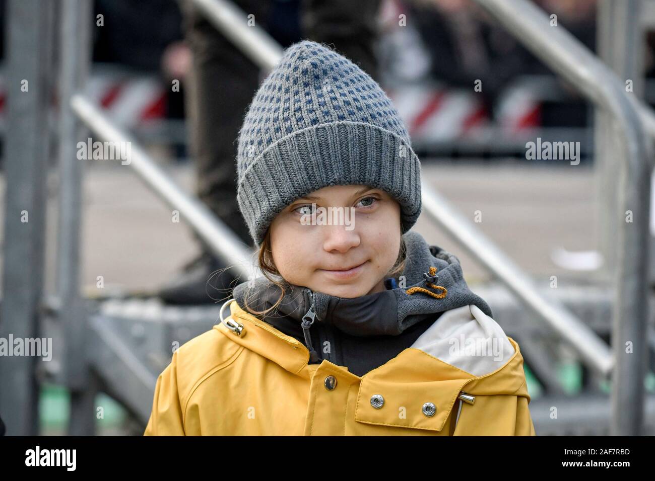 Torino, Italia. Xiii Dec, 2019. Greta Thunberg al venerdì per eventi futuri a Torino nella foto: Greta Thumberg Credit: Indipendente Agenzia fotografica/Alamy Live News Foto Stock