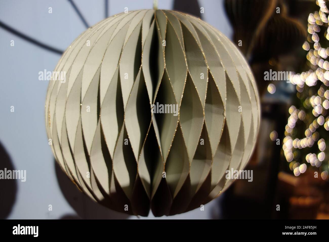 Le palle di Natale per aqua-menthe decorazioni di Natale. Foto Stock