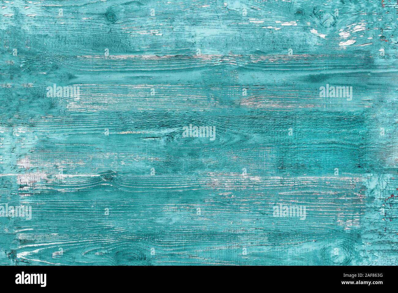 Aqua menthe vintage struttura in legno come sfondo Foto Stock