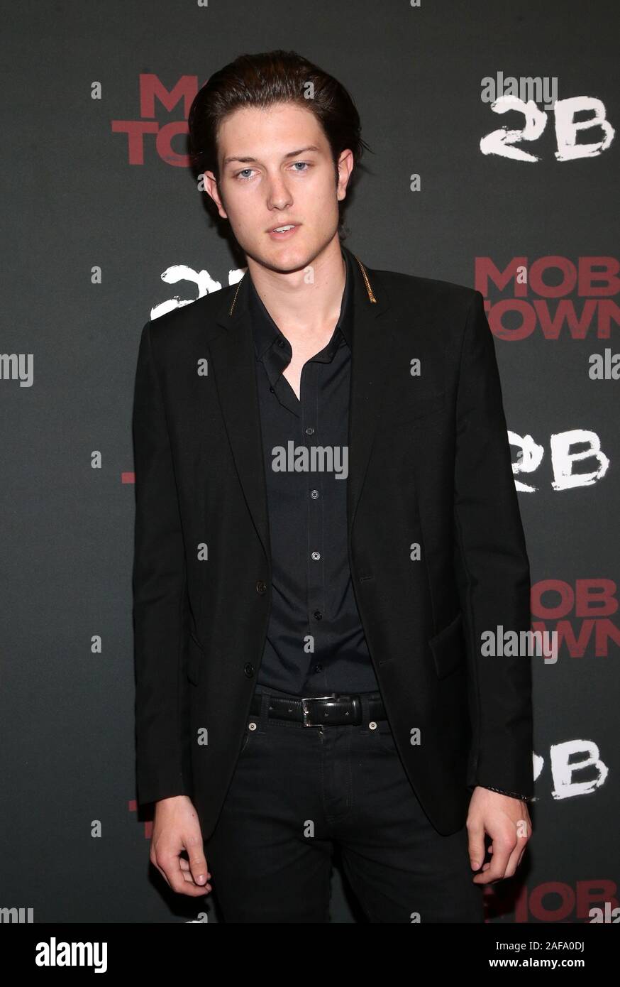 Hollywood, CA. Xiii Dec, 2019. Sam Evans, a Mob Città Los Angeles Premiere presso il Los Angeles Film School di Hollywood, la California il 13 dicembre 2019. Credito: Faye Sadou/media/punzone Alamy Live News Foto Stock