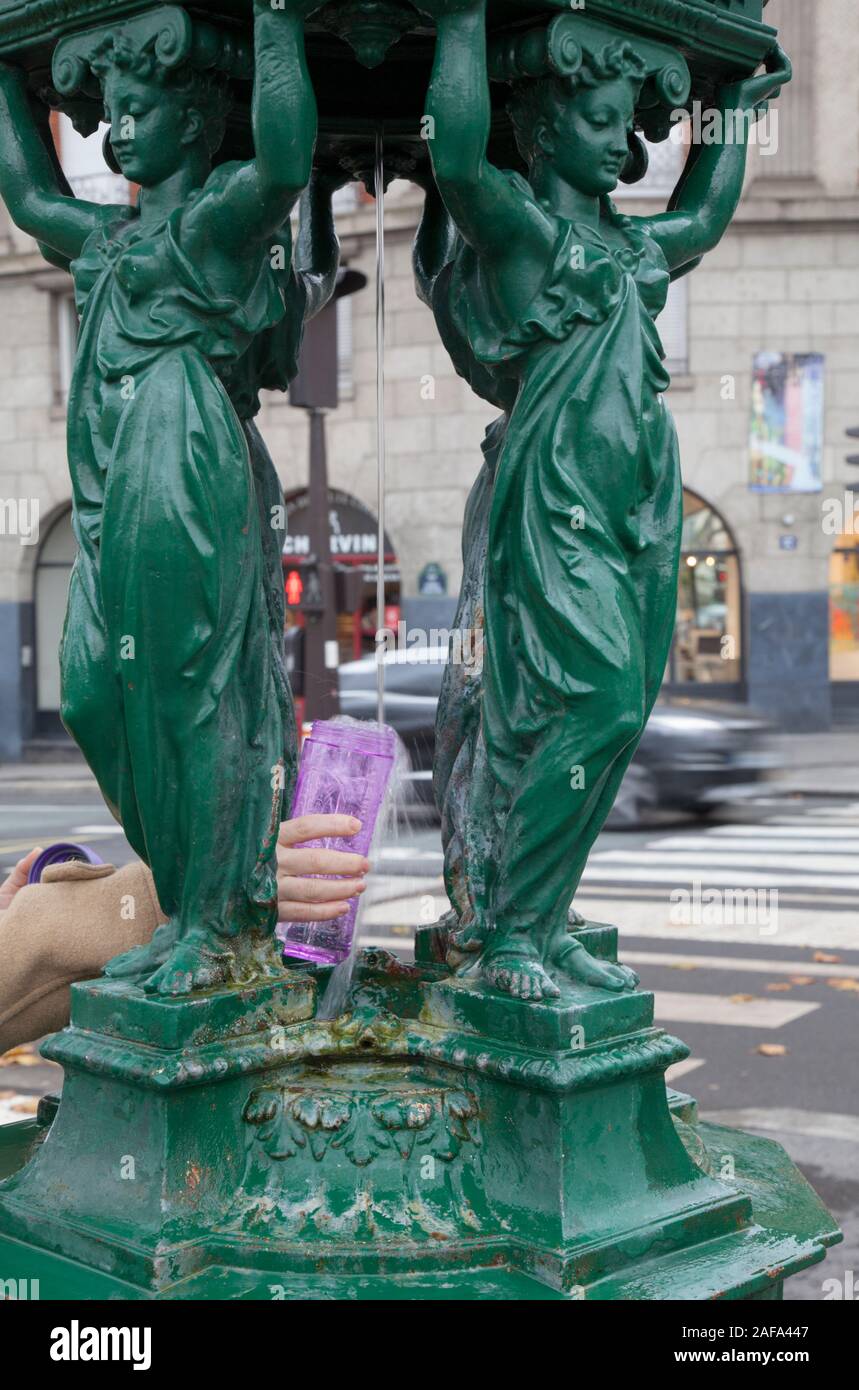 Wallace Fountain Foto Stock