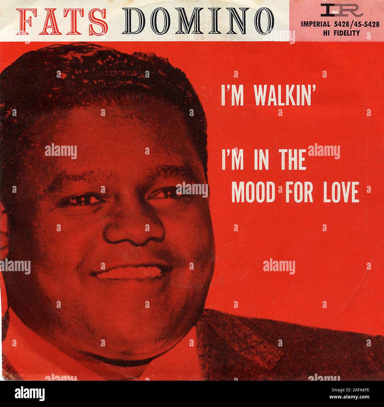 Sto Cammiando - Fats Domino - Vintage vinile copertina album Foto Stock