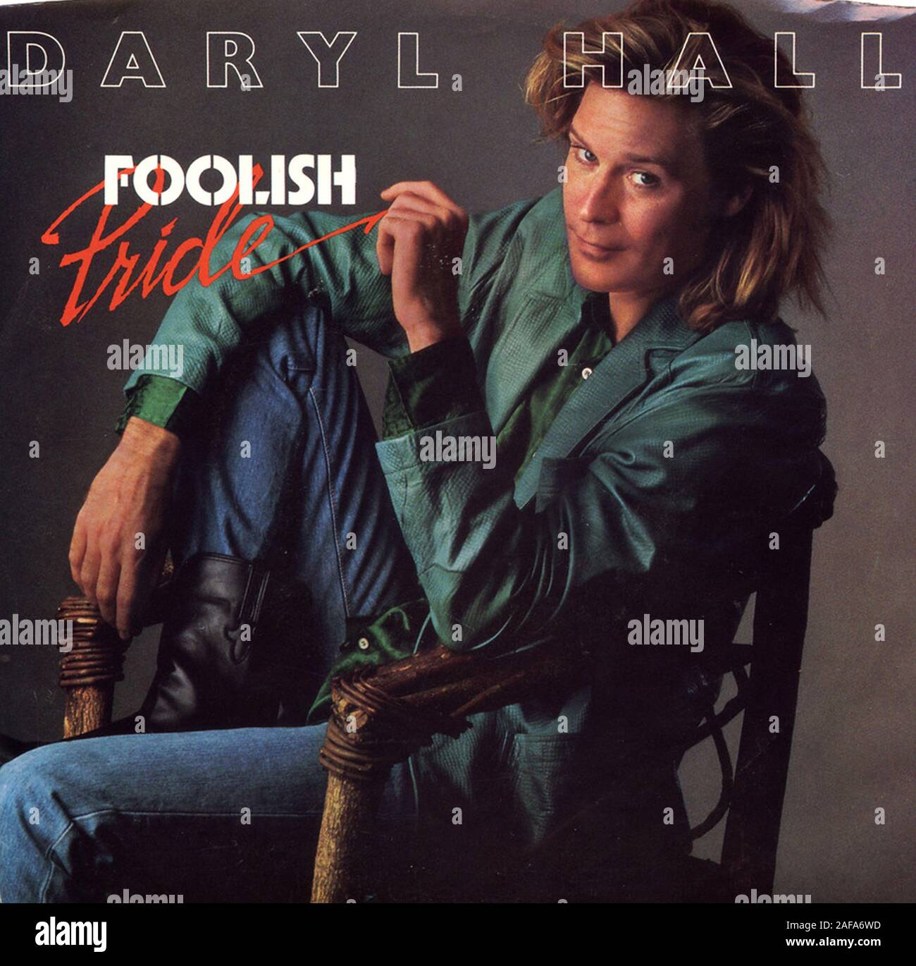 Daryl Hall - orgoglio insensato - Vintage vinile coprire Foto Stock
