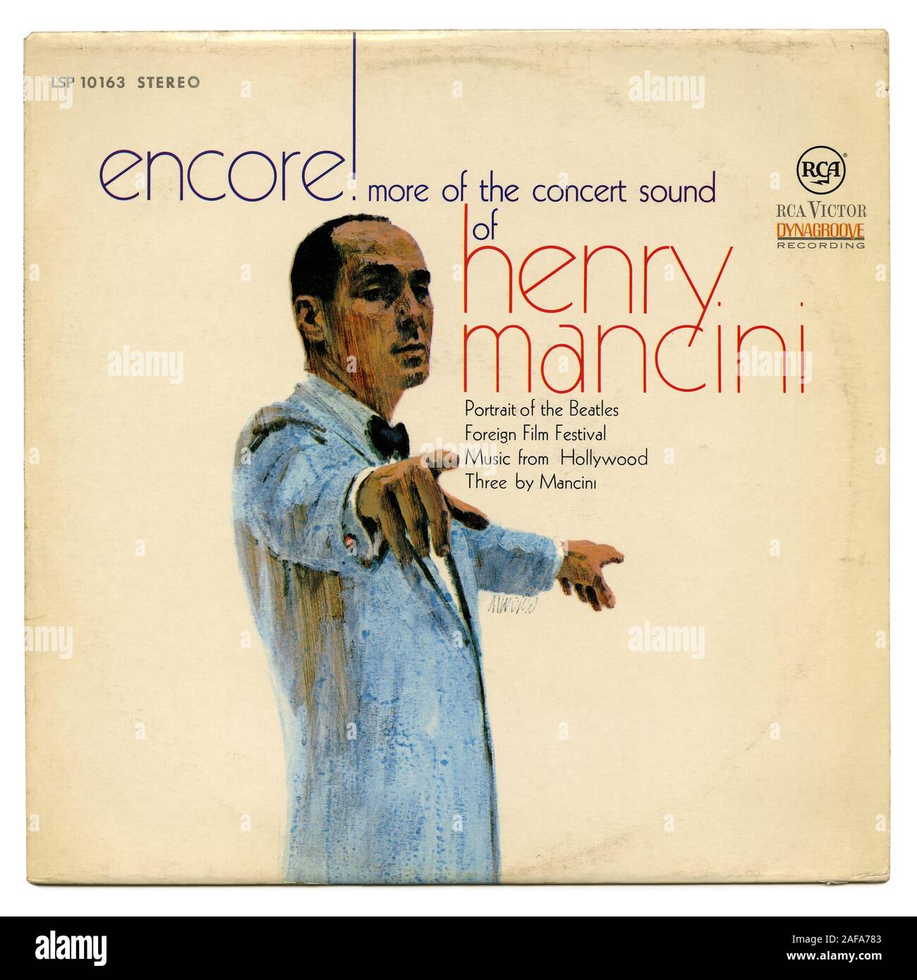 Encore! Più del concerto suono di Henry Mancini - - annata record di vinile coprire Foto Stock