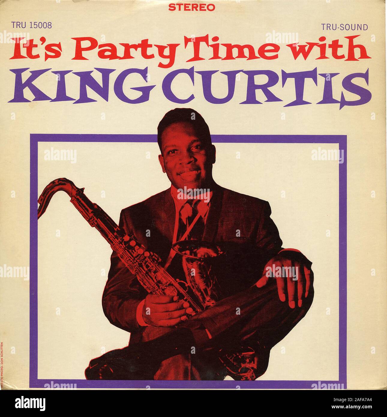 È tempo di festa con King Curtis - Vintage vinile copertina album Foto Stock