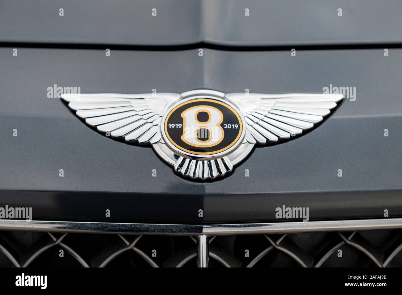 Una Bentley Bentayga velocità, 4x4 SUV i mondi più veloce di un SUV fotografato su test nella Vale of Glamorgan. Foto Stock