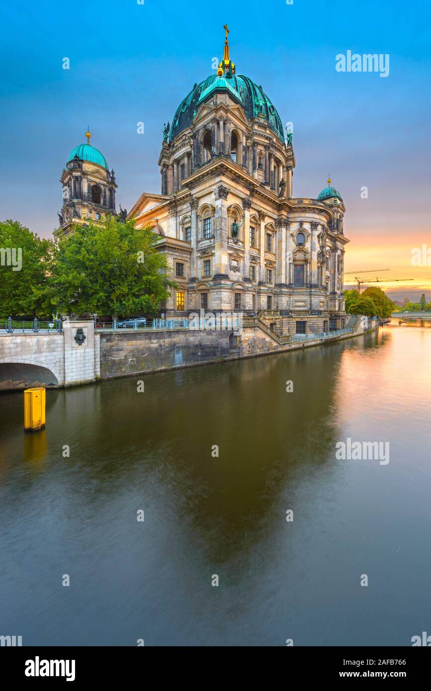 Cattedrale di Berlino a Berlino, Germania. La Chiesa ha la formazione risale al 1451. Foto Stock