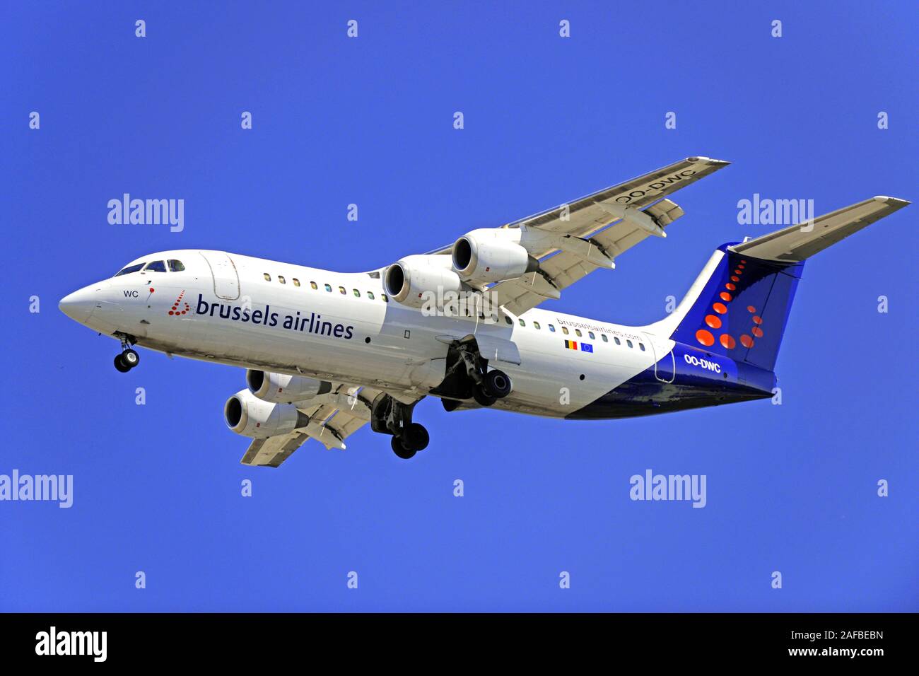 MD 11 der Brussels Airlines Foto Stock
