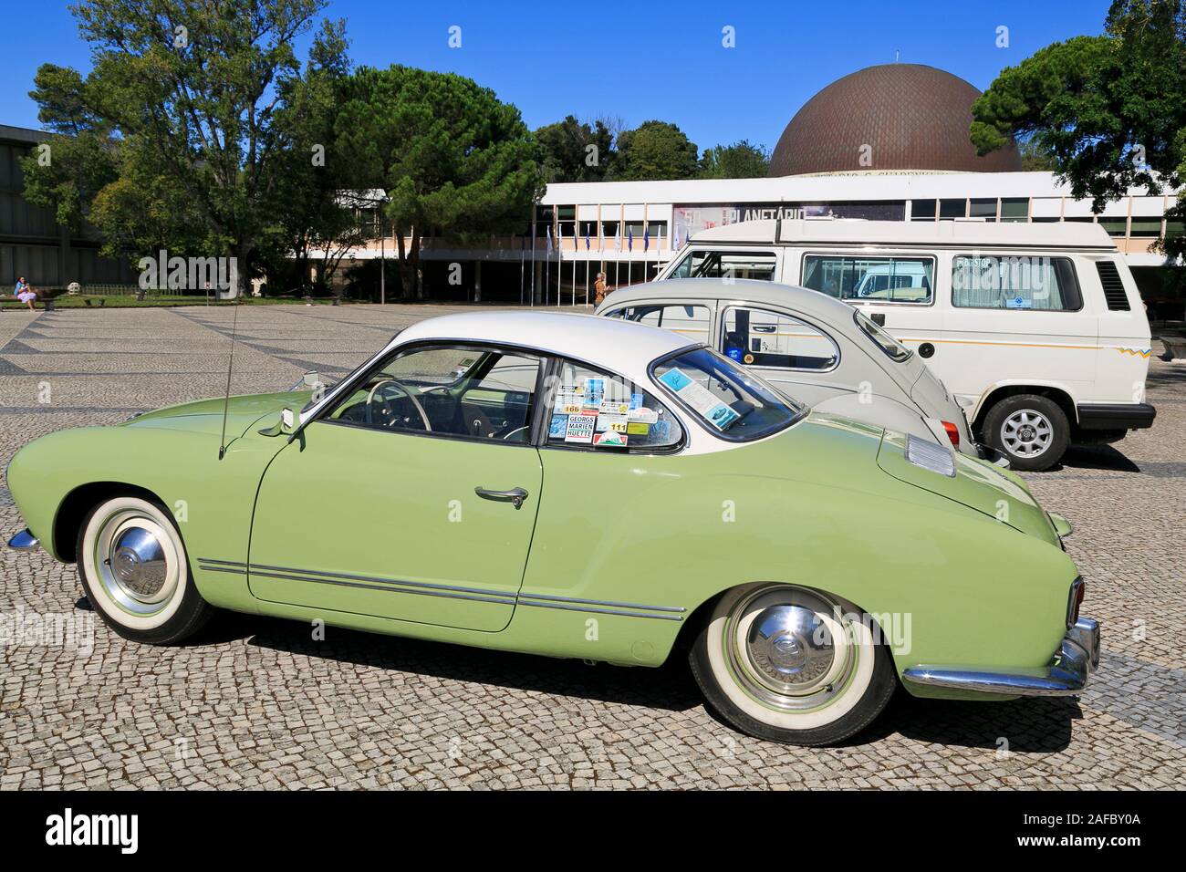 Volkswagen auto show, quartiere Belem, Lisbona, Portogallo Foto Stock