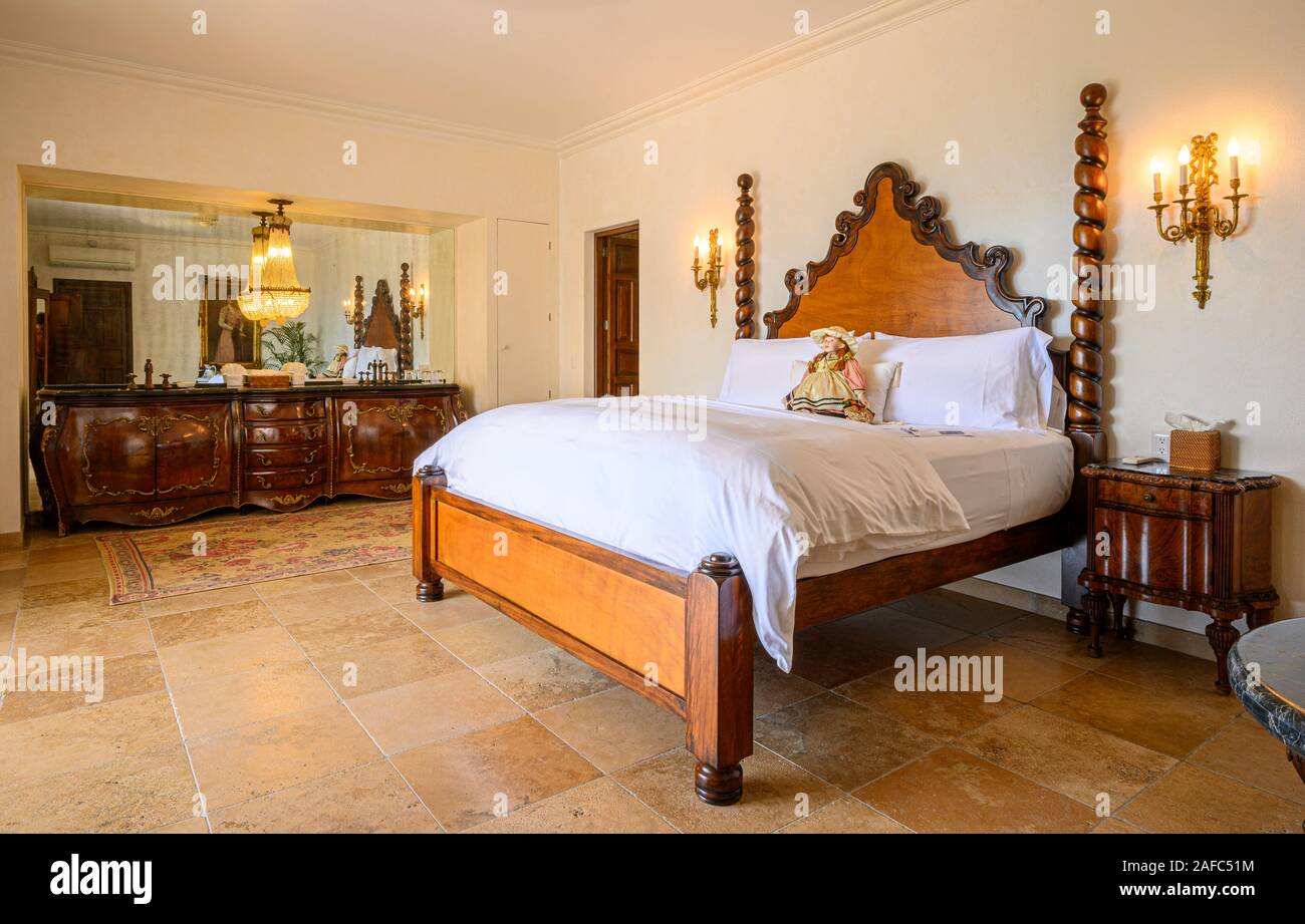 Virginia Suite camera ospiti a casa di Kimberly, Puerto Vallarta, Jalisco, Messico. Foto Stock