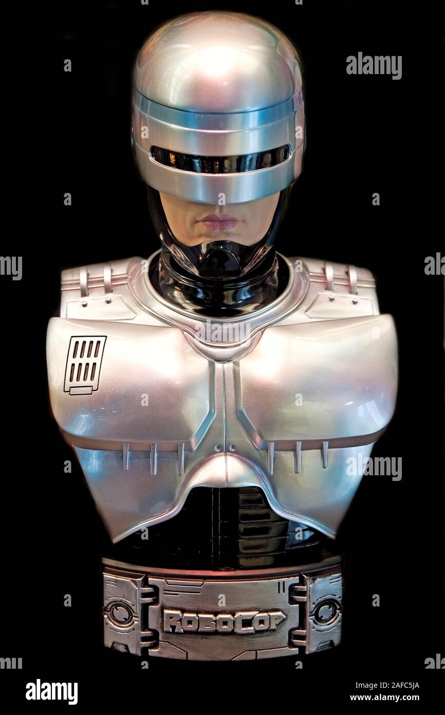 RoboCop, robot figura, replica dal film di fantascienza RoboCop, Germania Foto Stock