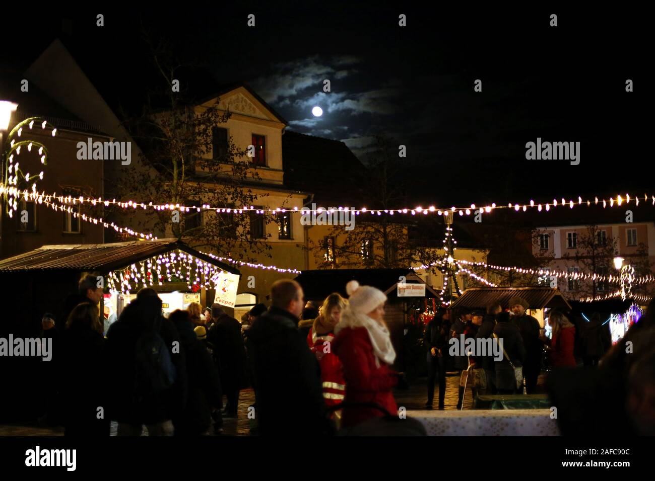 Brandeburgo: Mercatino di Natale in Strausberg al mercato. (Foto di Simone Kuhlmey/Pacific Stampa) Credito: Pacific Press Agency/Alamy Live News Foto Stock
