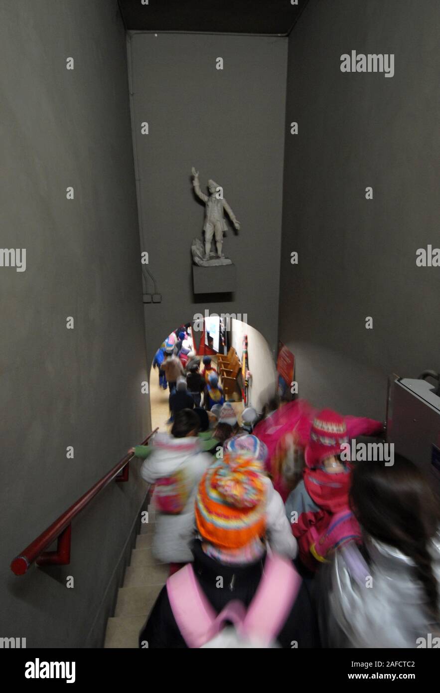 TORINO, ITALIA - Febbraio 2008: l'ingresso del Museo dei Burattini in Gianduja teatro, una collezione di Lupi famiglia. Una famiglia di burattinai italiano wh Foto Stock