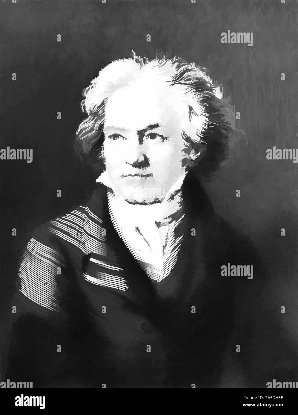 Ludwig van Beethoven, 1770 -1827, del compositore tedesco Foto Stock