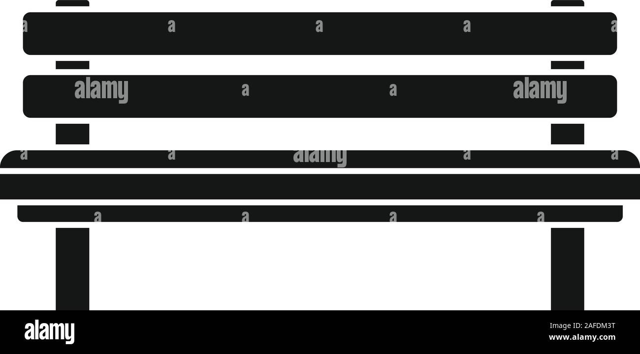 Settle icona da banco. Semplice illustrazione di estinguere banco icona vettore per il web design isolato su sfondo bianco Illustrazione Vettoriale