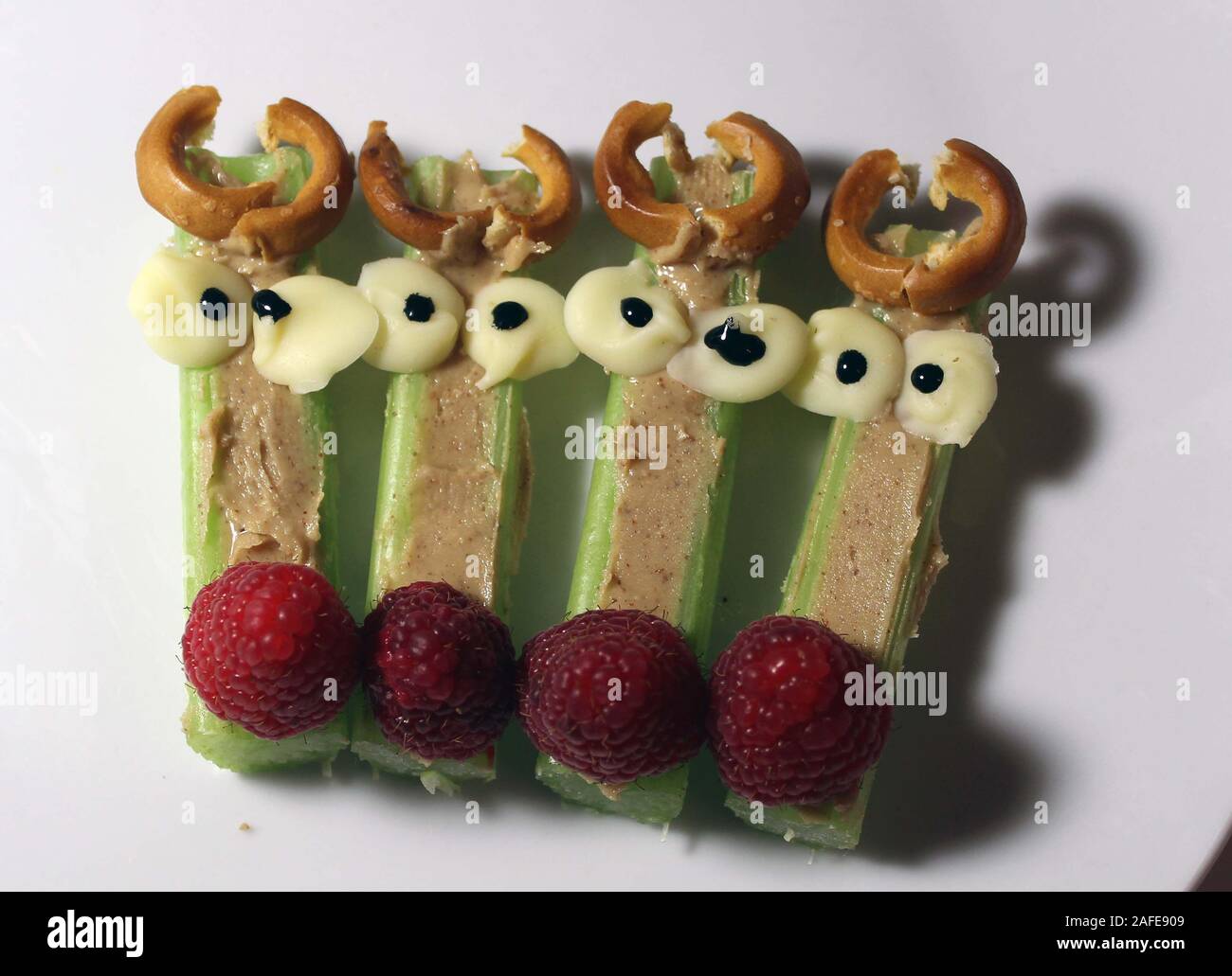 Sana le renne Kids Bambini Snack Foto Stock