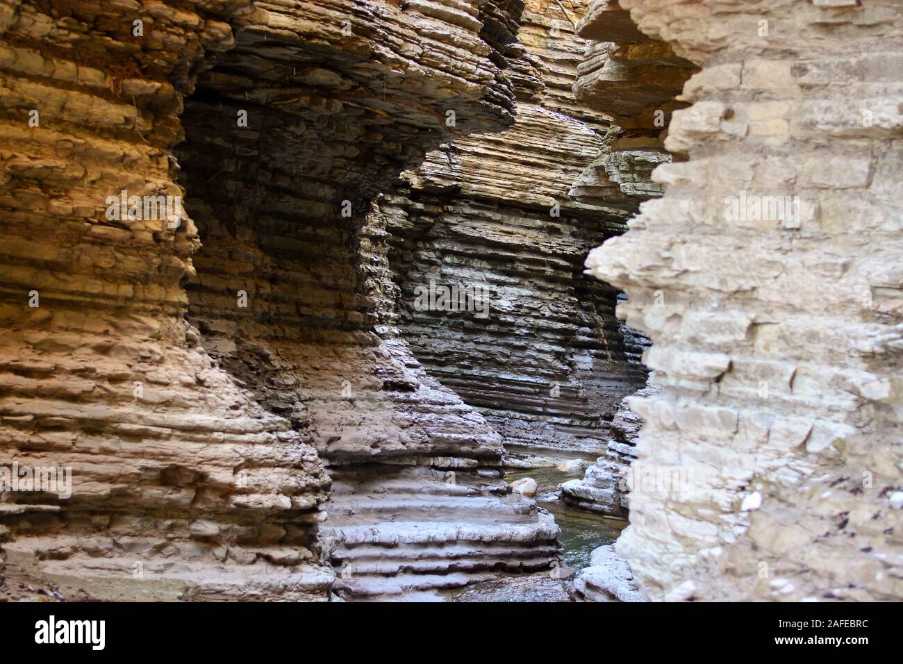 La spettacolare erosione della crosta terrestre Foto Stock