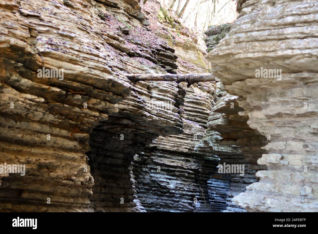 La spettacolare erosione della crosta terrestre Foto Stock