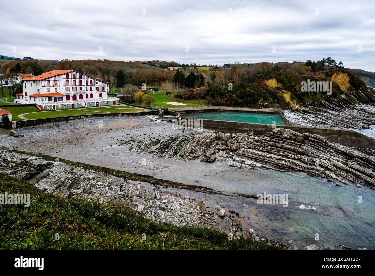 Haïzabia, Hendaye, Pyrénées-Atlantiques, Francia Foto Stock