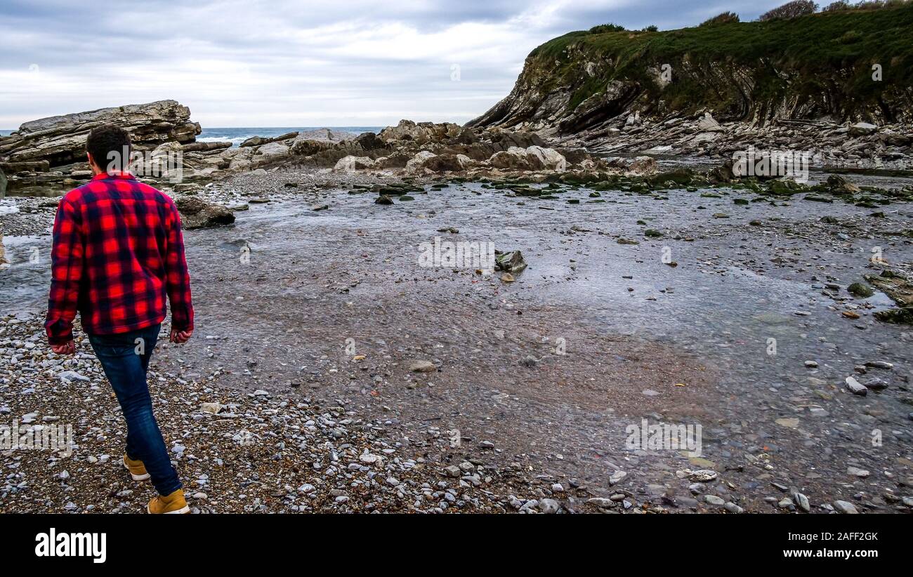 Haïzabia, Hendaye, Pyrénées-Atlantiques, Francia Foto Stock