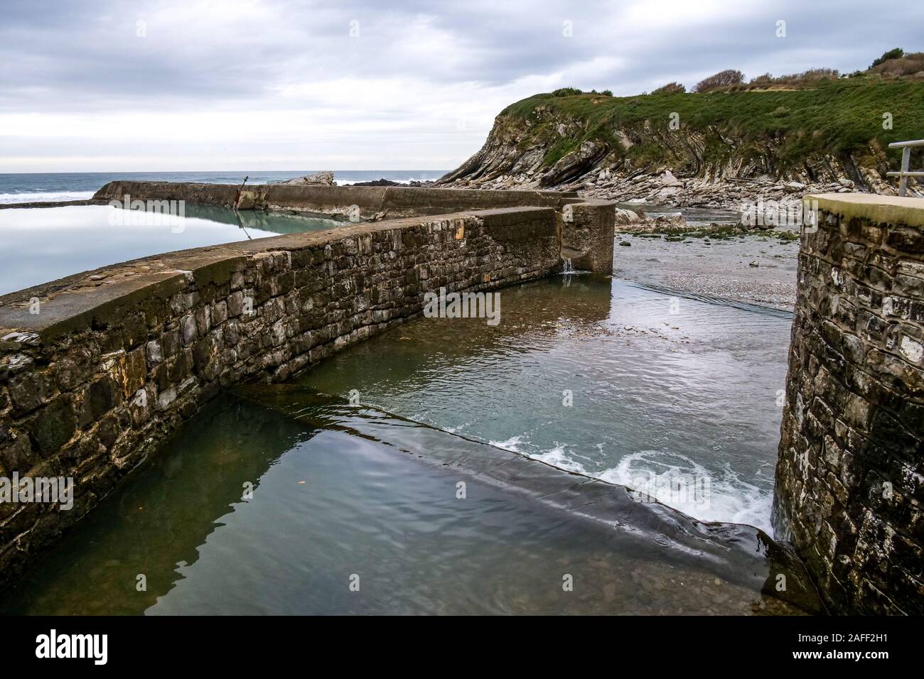 Haïzabia, Hendaye, Pyrénées-Atlantiques, Francia Foto Stock