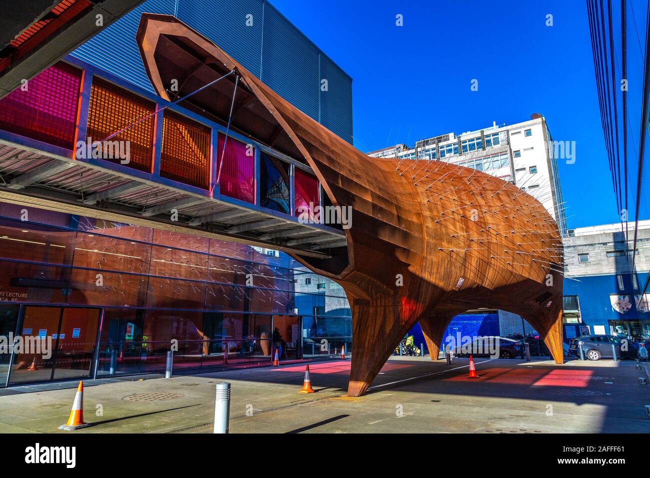 Neurone Pod al centro della cella presso la Queen Mary's Blizard Institute di Londra, Regno Unito Foto Stock