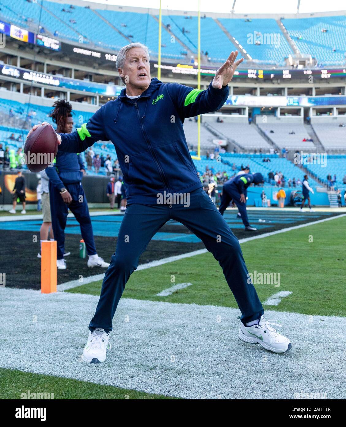 Charlotte, NC, Stati Uniti d'America. 15 Dic, 2019. La NFL matchup presso la Bank of America Stadium di Charlotte, NC. (Scott Kinser/Cal Sport Media). Credito: csm/Alamy Live News Foto Stock