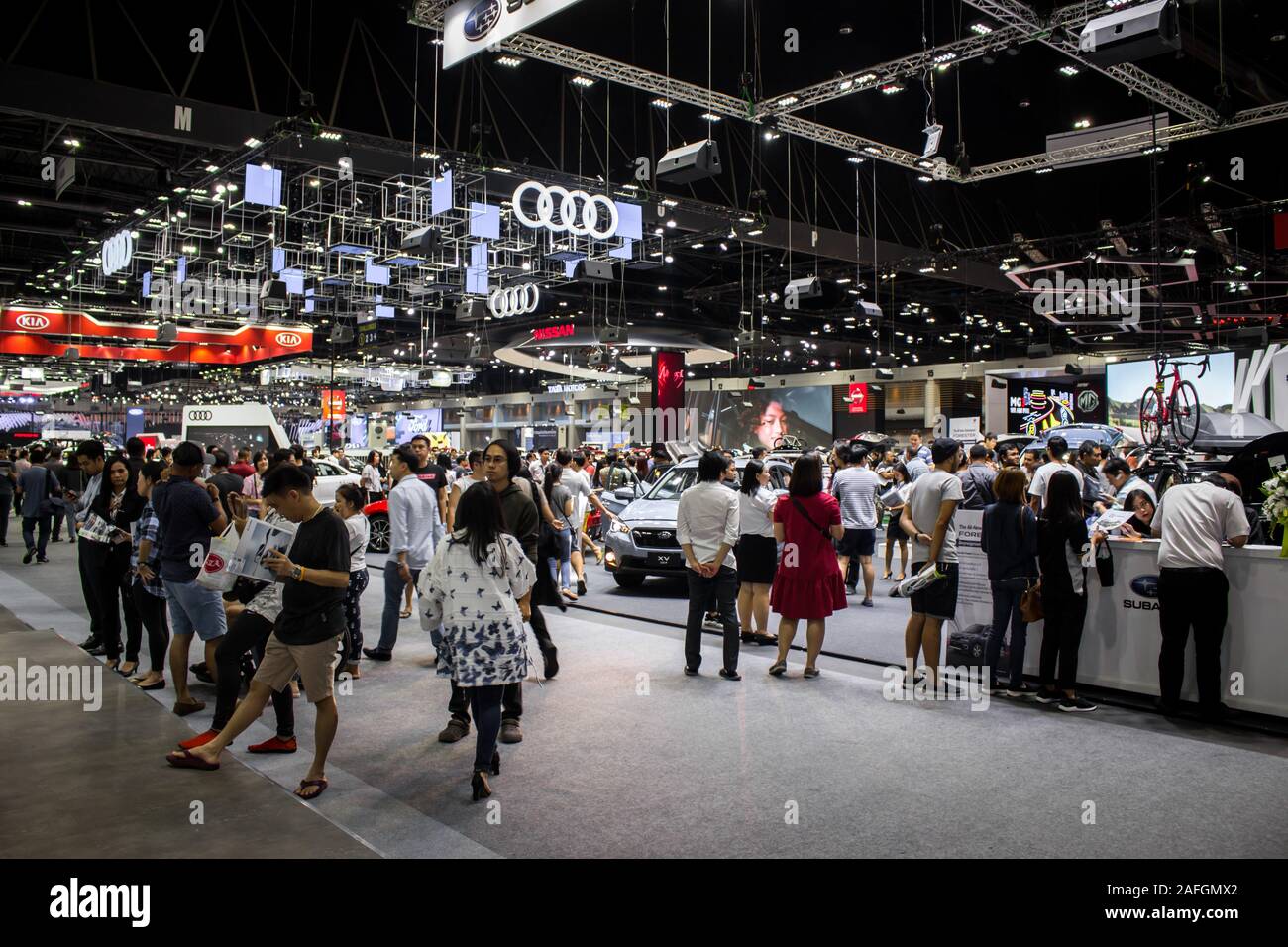 Nonthaburi, Tailandia, Dicembre 2018 : Bangkok International Motor Expo 2018 a IMPACT Arena exhibition muangthong thani in Thailandia. Foto Stock