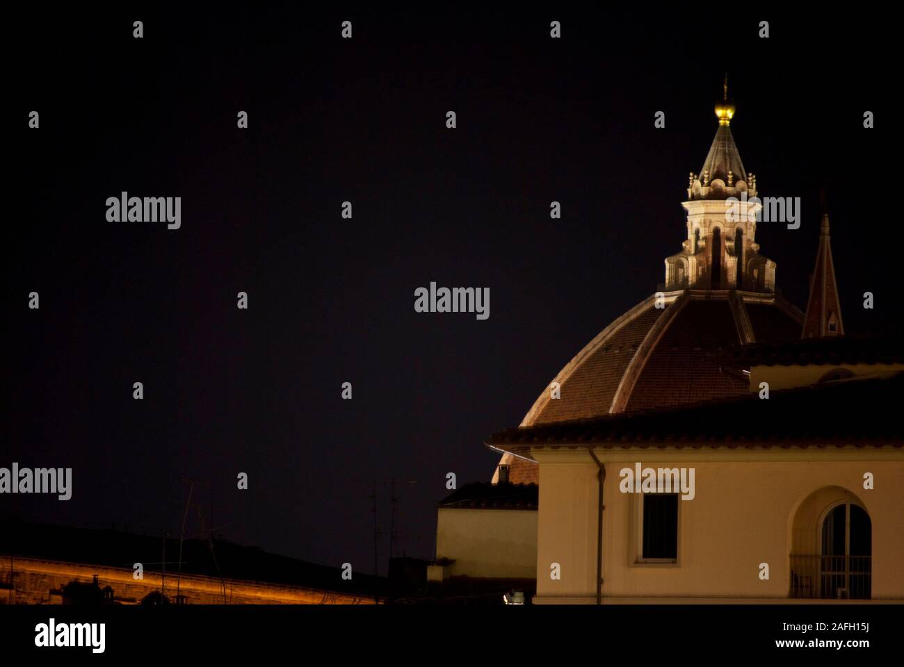 Il Duomo di Firenze dal Piazzale Michelangelo Foto Stock