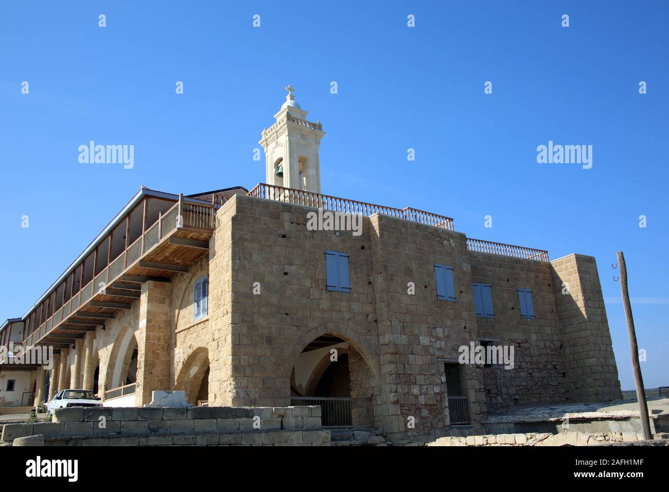 Apostel Andreas Kloster, Dipkarpaz / Rizokarpaso, Türkische Republik Nordzypern Foto Stock
