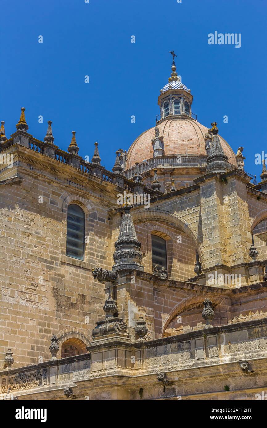 La cupola della cattedrale di Jerez de la Frontera, Spagna Foto Stock