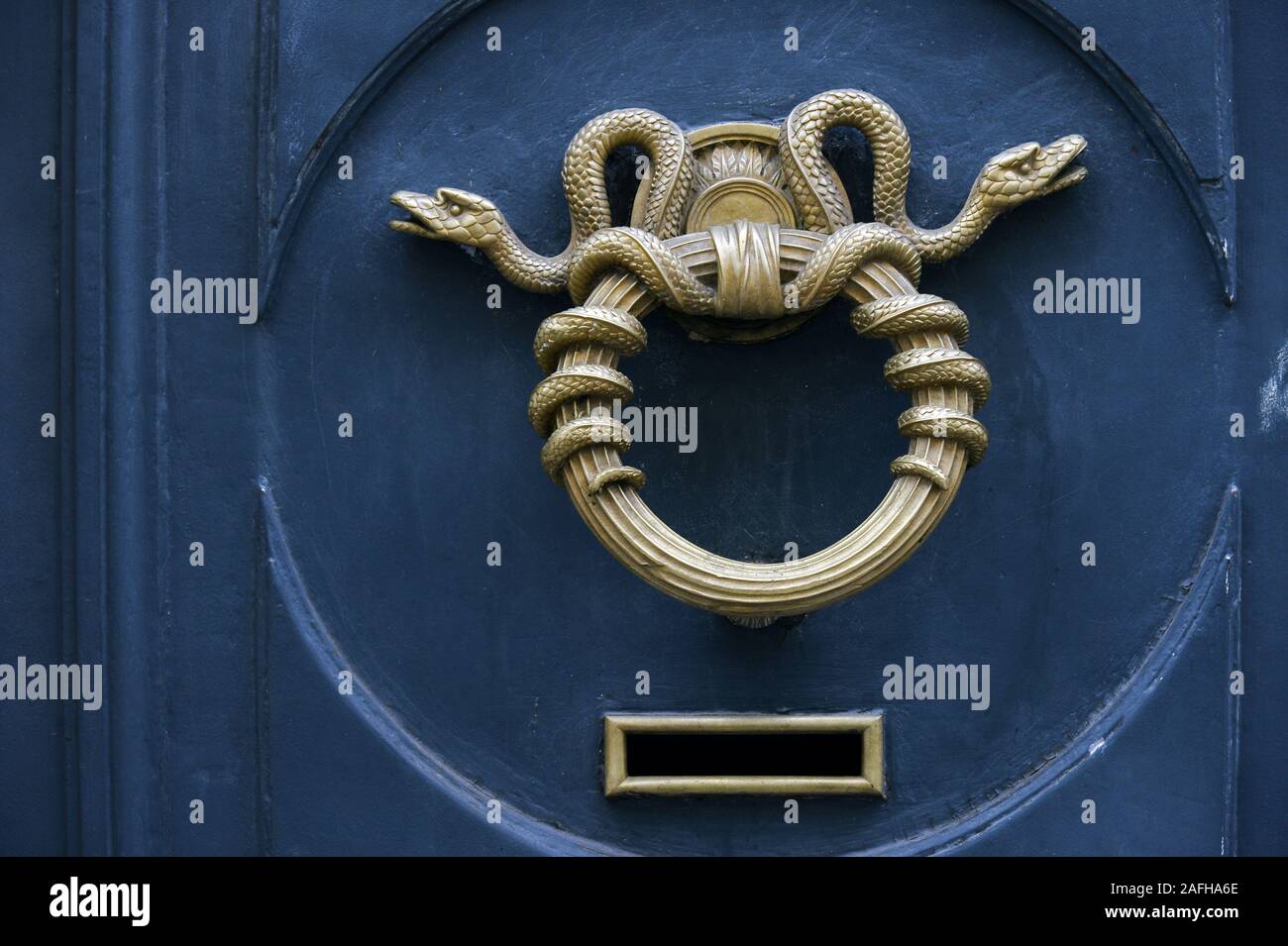 Porta vecchia Handdle - Parigi - Francia Foto Stock