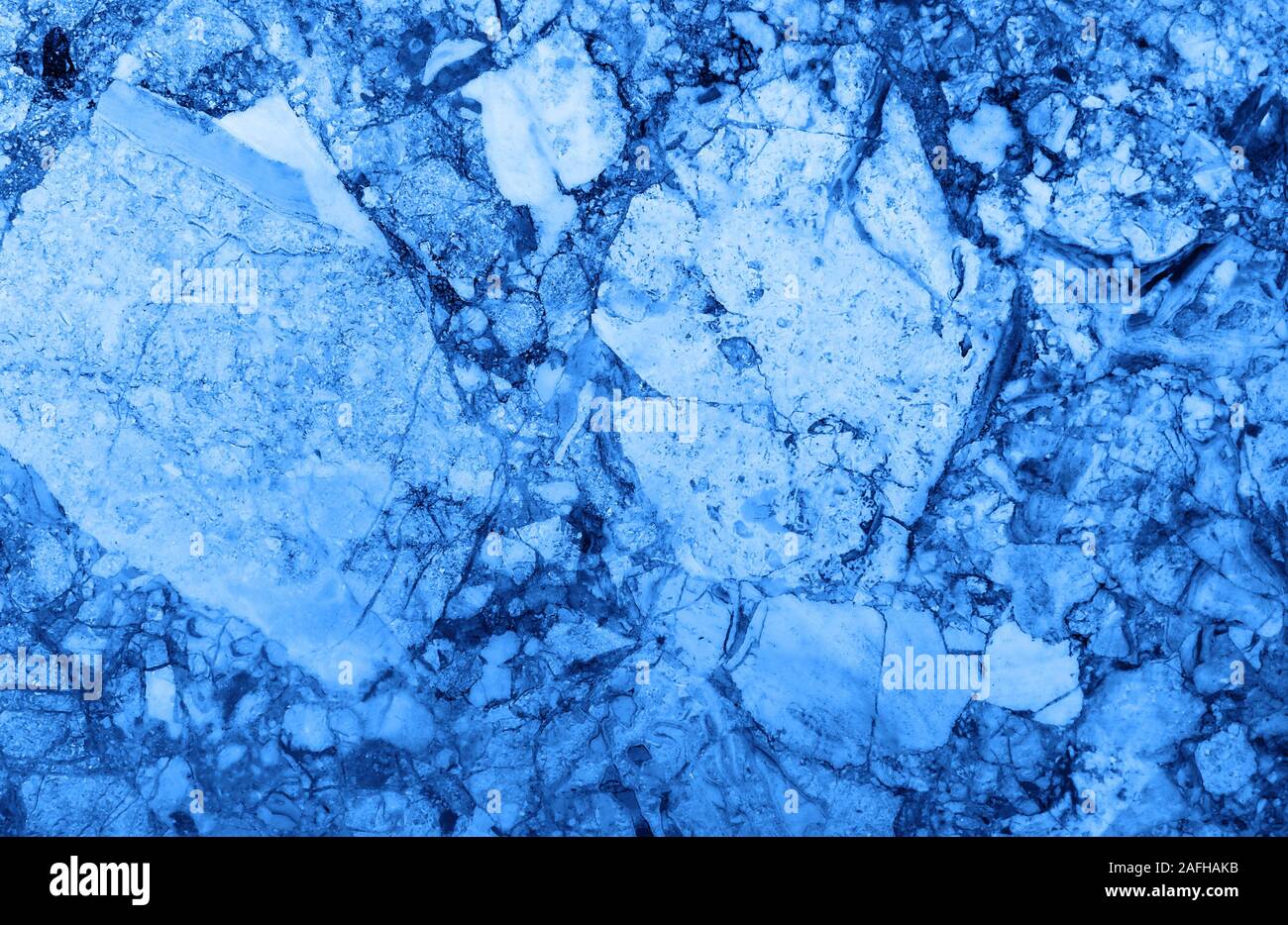 Il marmo naturale texture di sfondo o sfondo nel quartiere alla moda di colore blu. Interni in pietra di marmo design. Alla moda di sfondo blu per il vostro design. Colore del t Foto Stock